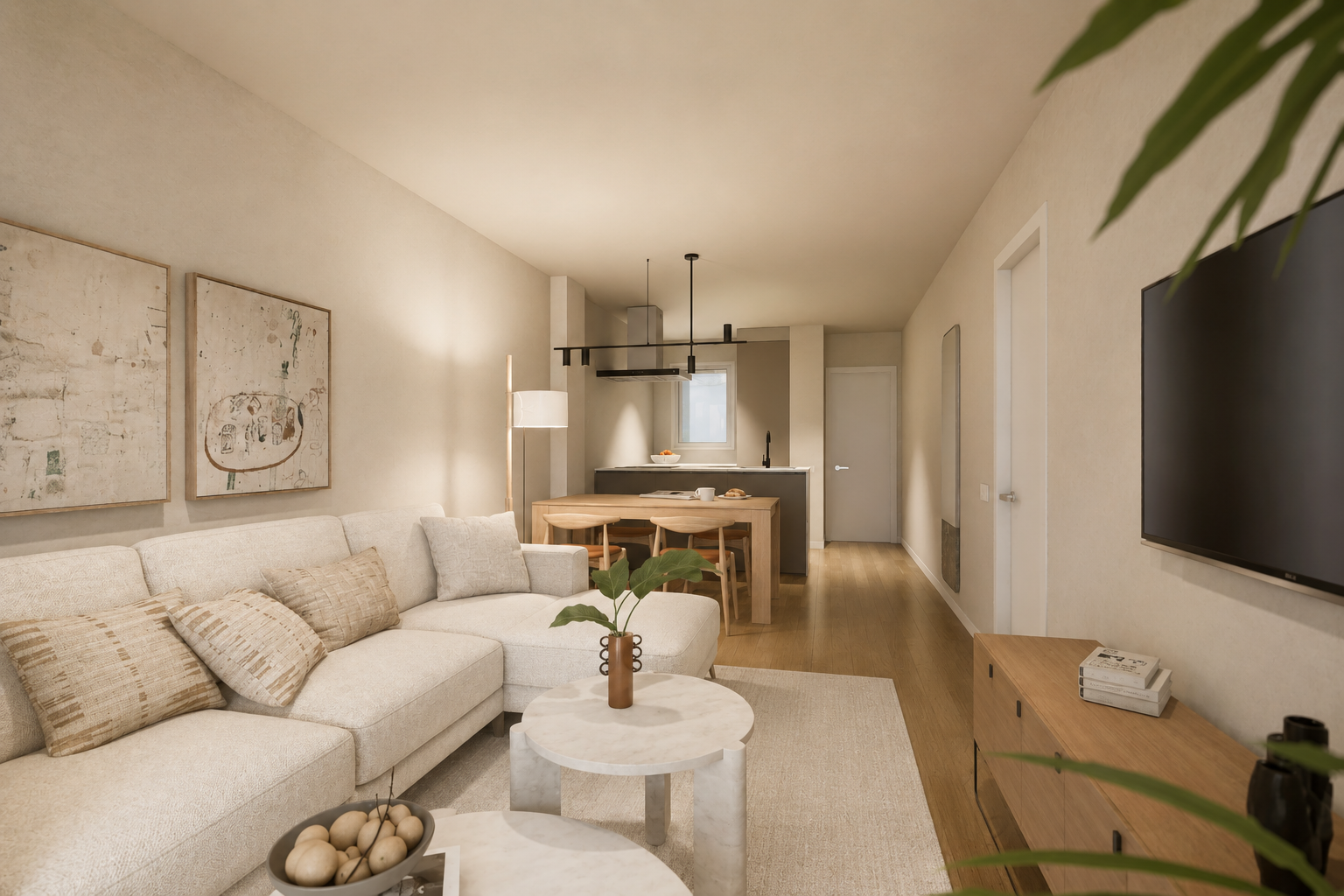 Aquila Residences Living Room Interior